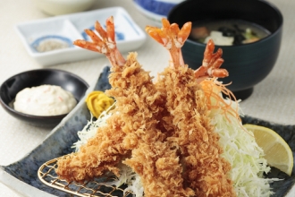 海老フライ定食